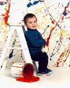 Pose 6 - Painting the Town Red